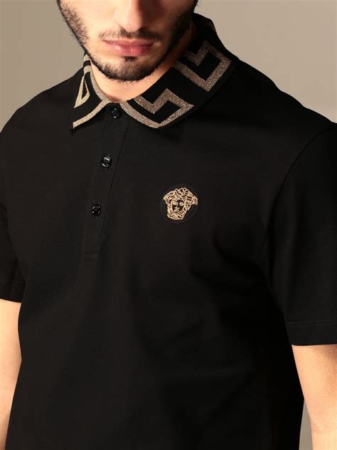 versace polo|versace men's polo shirt sale.